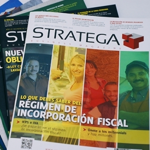 Diseño de Revista Stratega BM